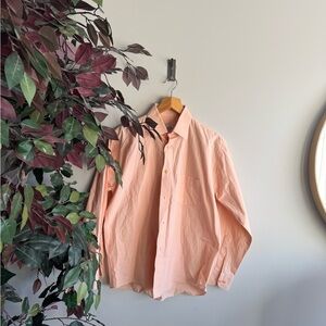 Givenchy Men's Soft Peach Button-Down Shirt
